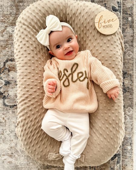 Love this sweater my niece got Wesley for her monthly milestone baby pictures, so I’m sharing again. 🥹 It’s from Etsy and would make an awesome gender neutral baby shower gift! It’s great for a new baby gift, too. Click to shop!

#babyshower #babygift #babyclothes #babygirl #babyboy #genderneutral

#LTKkids #LTKGiftGuide #LTKbaby