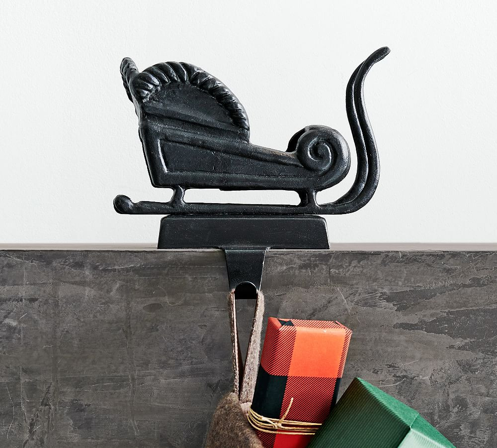 Santa's Sleigh Stocking Holders | Pottery Barn (US)