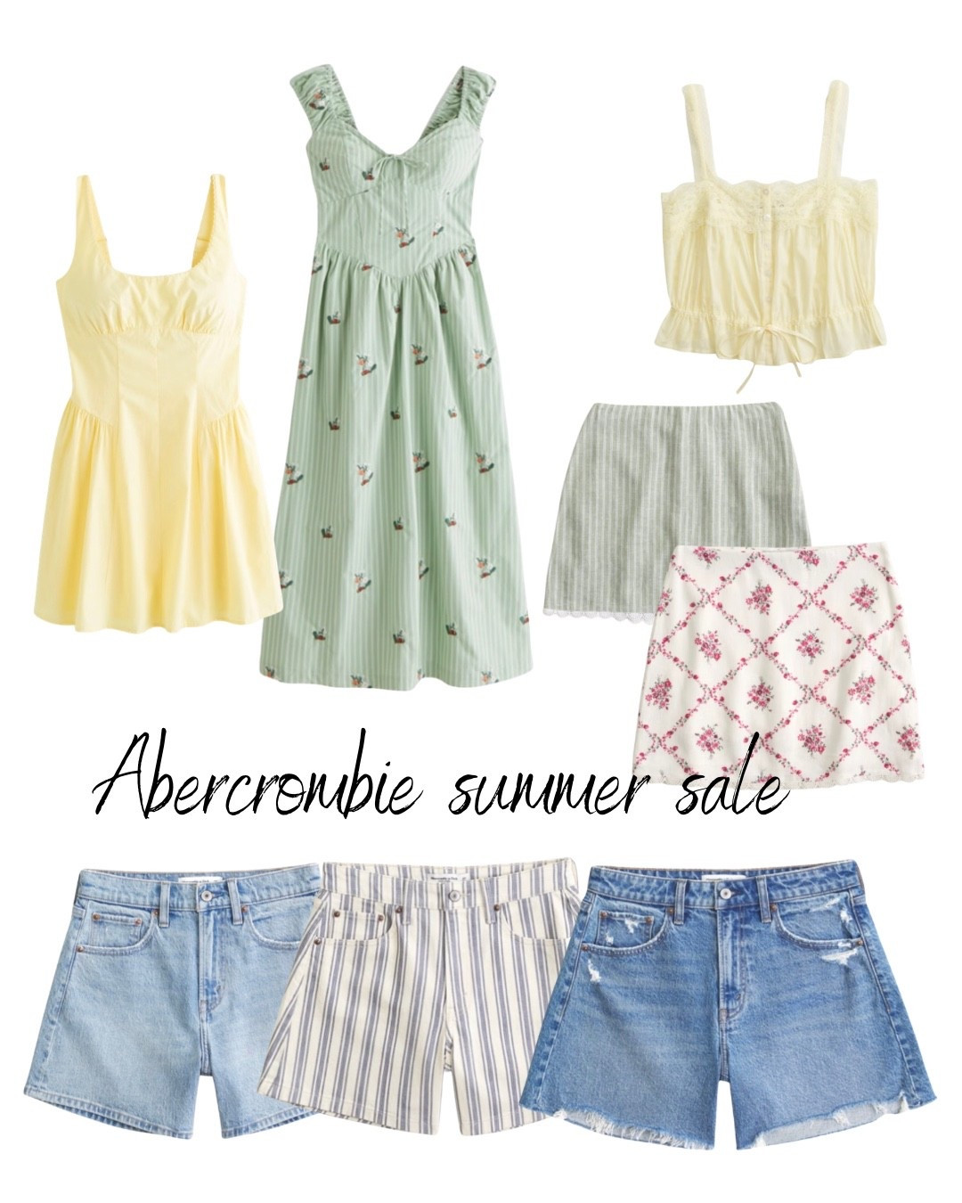 Abercrombie summer fits.