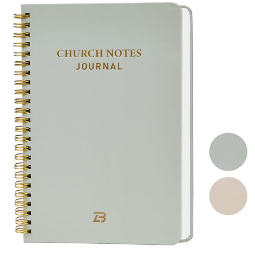 Church Notes Journal & Sermon Notes Notebook - Guided Christian Notebook for Key Points, Scripture Verses & Reflection | Spiritual Gift for Men & Women Bible Study Supplies, Green | Amazon (US)