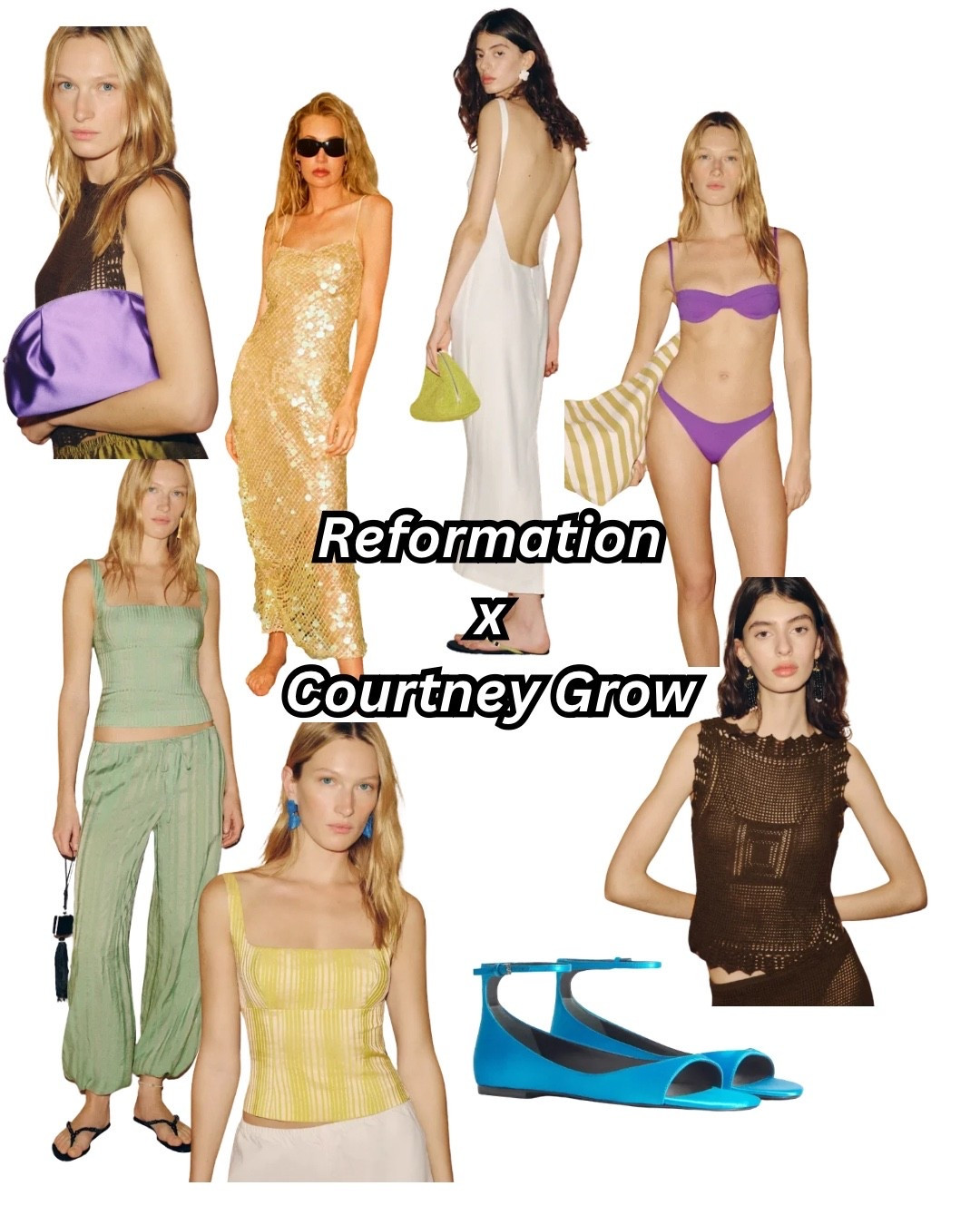 My top picks from the Ref x Courtney Grow collab! Such great summer pieces that can be mixed and matched. 

Summer vacation, euro summer, summer sets, summer style