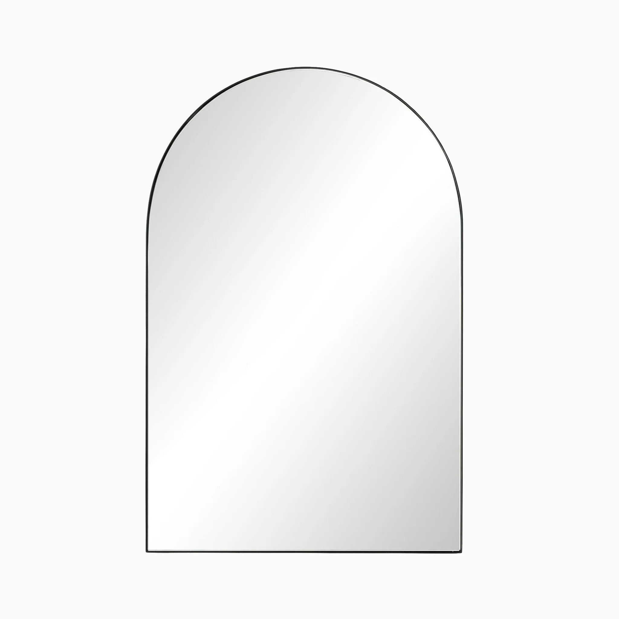 Esmeralda Small Mirror in Iron Matte Black | Edward Martin