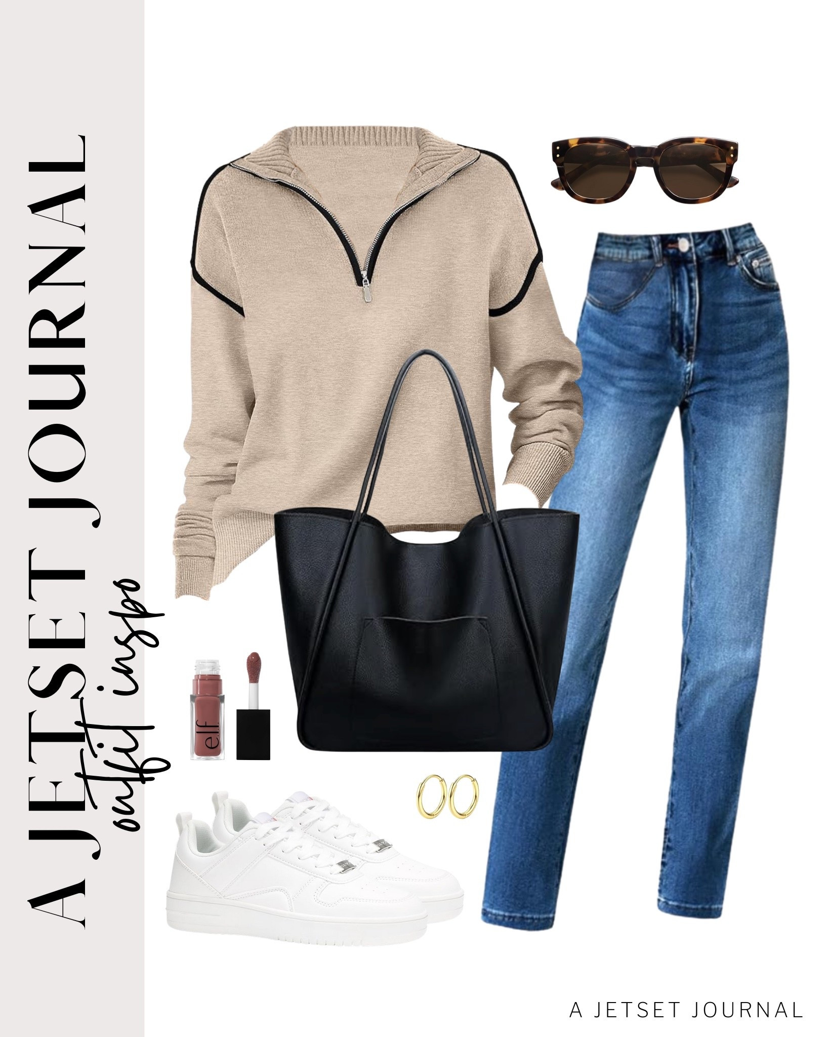 An easy and cozy outfit that looks cute without trying too hard!
half zip sweater, trendy clogs, leather tote bag, winter outfit idea, layering pieces, trendy style, cold weather outfit, casual look, vacation style, makeup must have, beauty favorite, functional bag, amazon fashion, affordable style

#LTKU #LTKSeasonal #LTKFindsUnder50