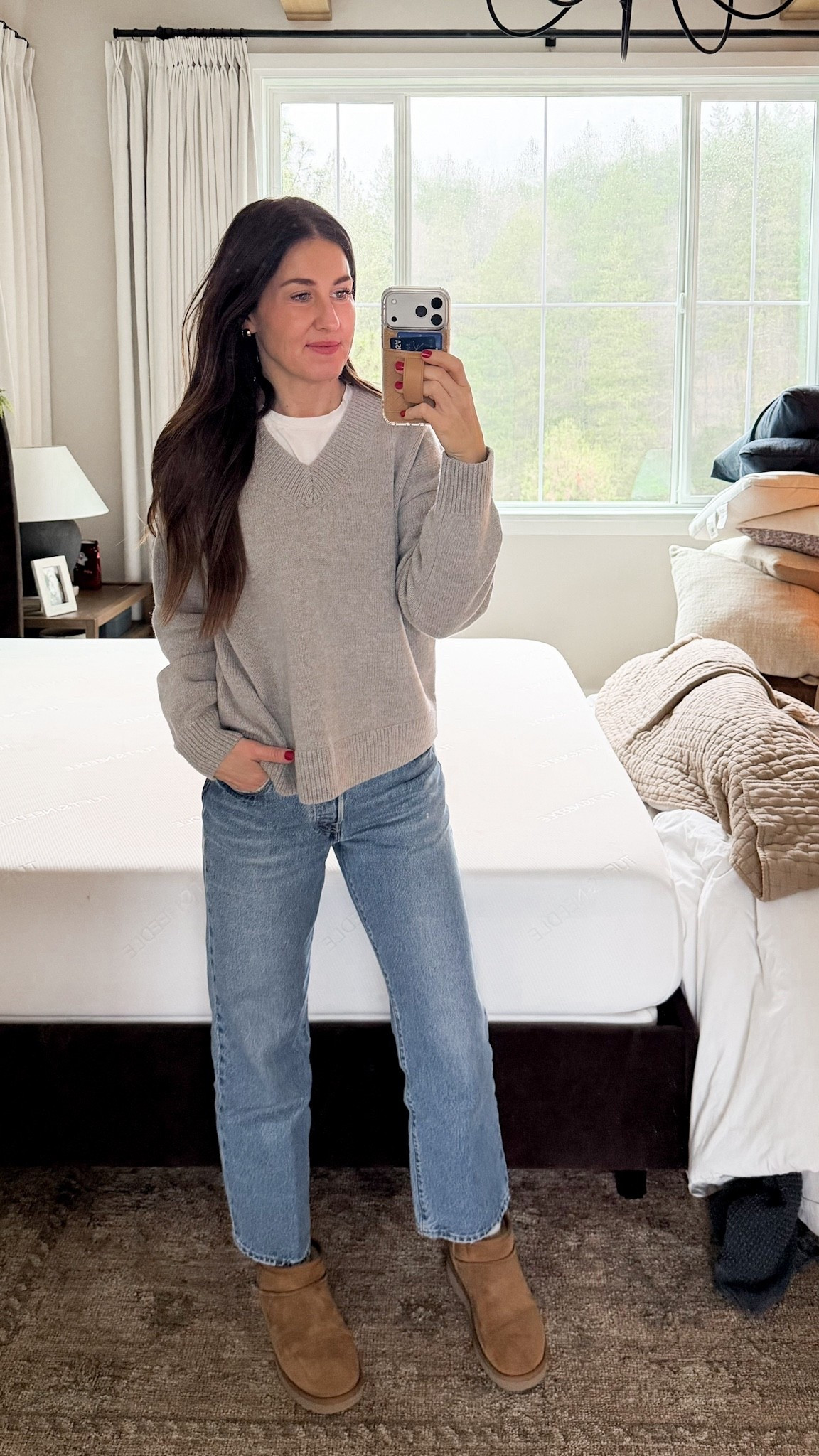 Loving this Marino wool sweater! The quality is 12 of 10 is an investment, but you can really tell that it’s a high-quality sweater. Super warm, not itchy would be a really great gift for your mother-in-law.

Gift guide, gifts for her, gifts for parents, gifts for mom, Viette, cashmere, wool, sweater, jeans, denim, Levi’s, Abercrombie, J.Crew, Madewell, banana, republic, rug, bed,Ugg, boden 

#LTKGiftGuide #LTKmomlife #LTKootd