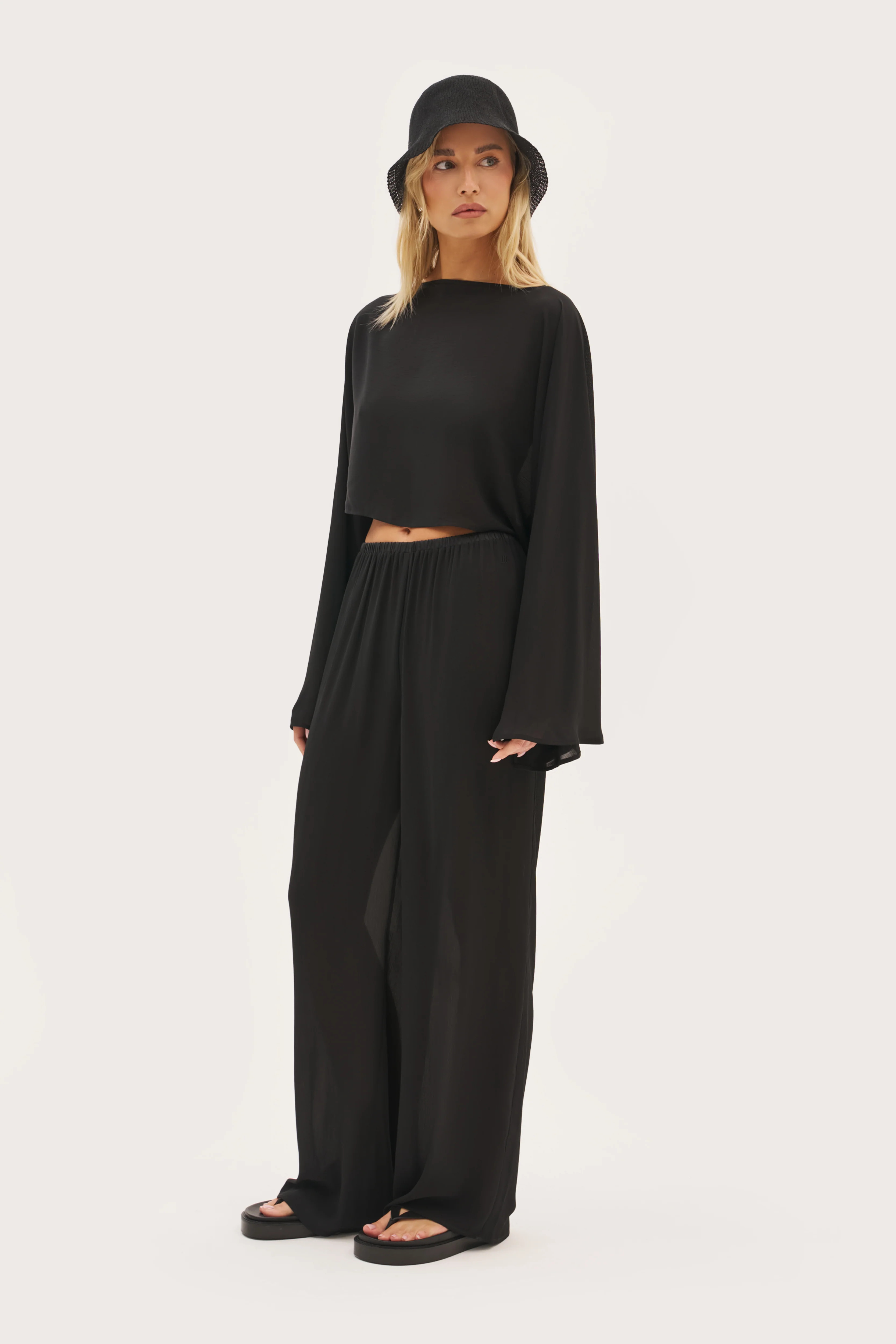 Maebe Palm Pants - Black | Maebe UK