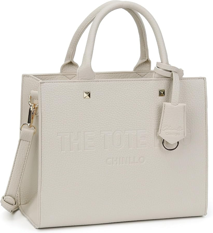 Chinllo Tote Bag for Women, Top Handle Stachel Purse and Handbags with Shoulder Strap | Amazon (US)