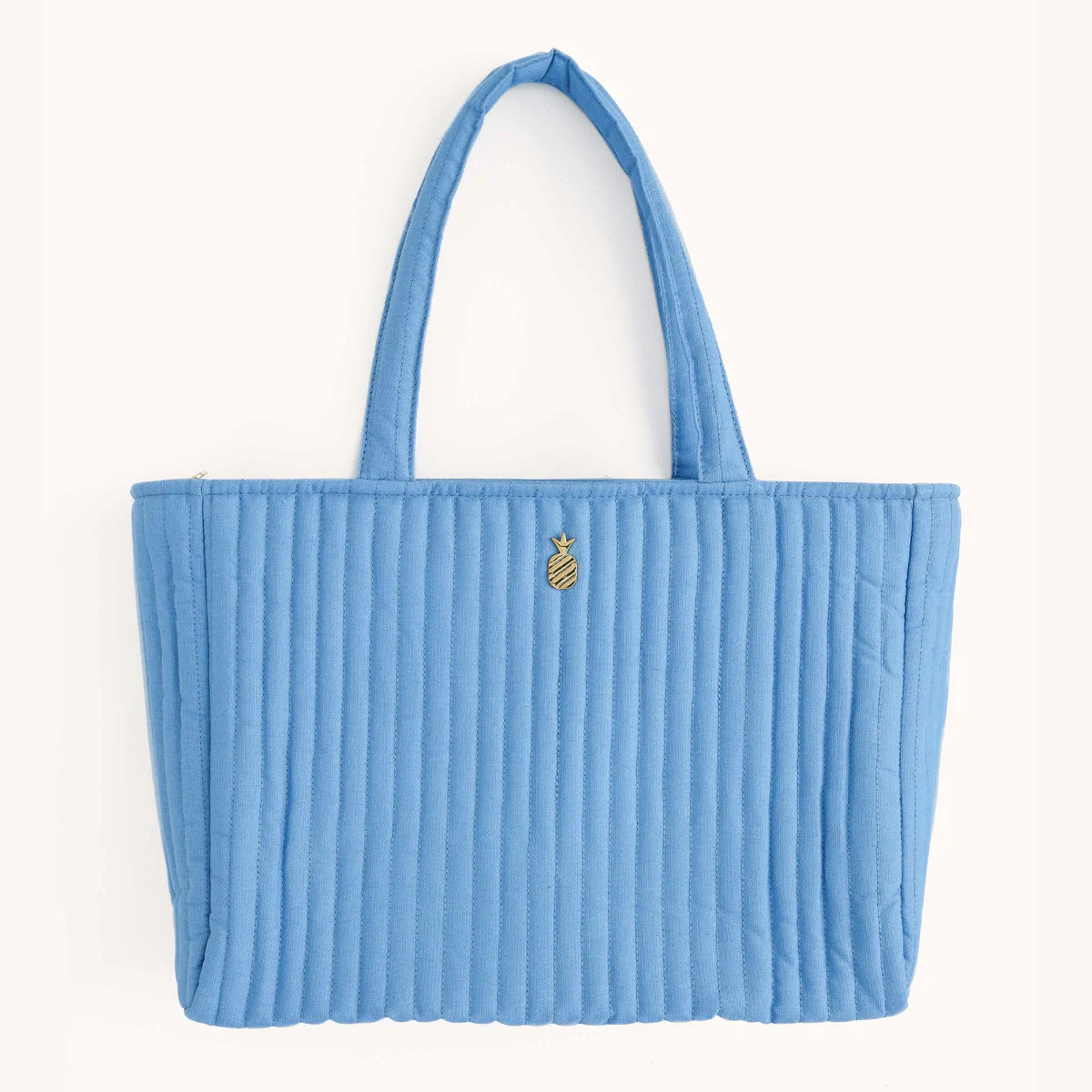 Quilted Tote Bag - French Blue | Simplified
