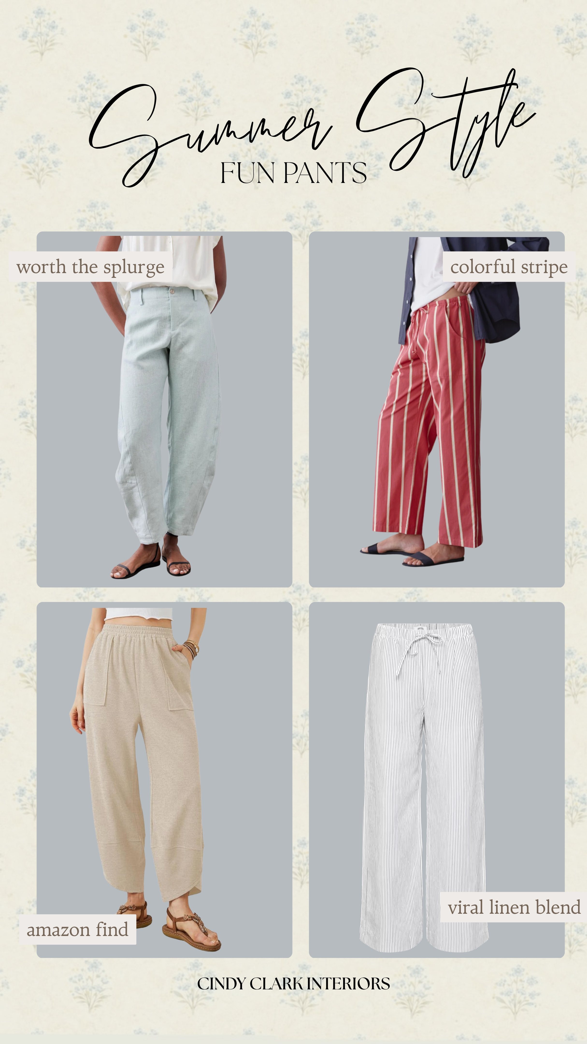 It's going to be a fun pants summer around here! These are a few I've recently ordered or have my eye on. I'm so excited to wear them!

summer style, summer outfits, pants for summer, linen pants

#LTKootd #LTKmomlife