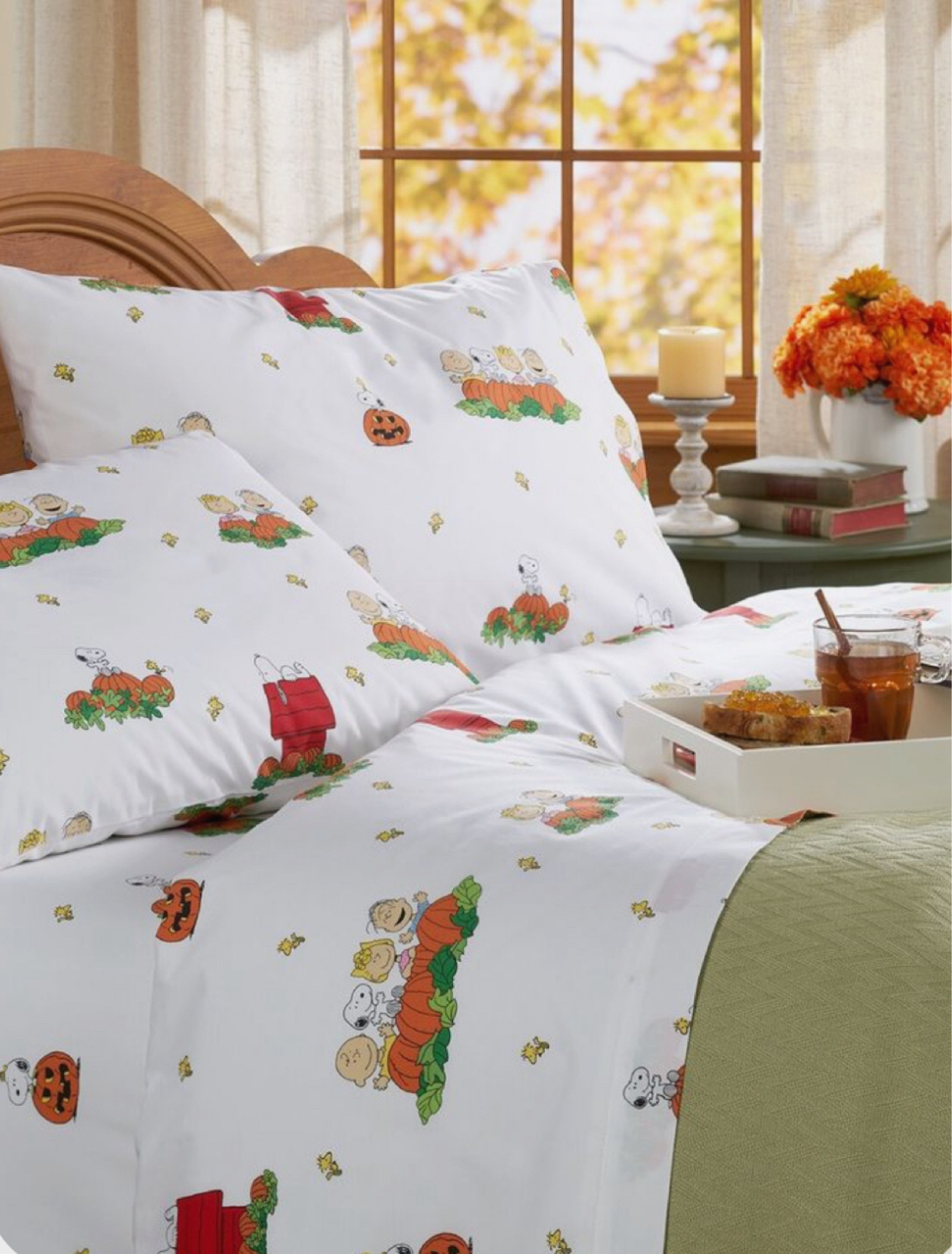 Created by our in-house design team, the Scary Squad is ready to glide into your dreams in the sweetest possible way. Friendly ghosts scattered against a backdrop of crisp cotton are the perfect way to bring a little Halloween spirit to your haunt.

#HalloweenSheets
#SpookyBedding
#HalloweenDecor
#HalloweenBedroom
#SpookySeason
#HalloweenVibes
#HauntedHome
#HalloweenDecorations
#TrickOrTreat
#Boo
#FallDecor
#CozyHalloween
#HalloweenAesthetic
#SpookyComfort
#HalloweenEssentials


#LTKHome #LTKSeasonal #LTKHalloween