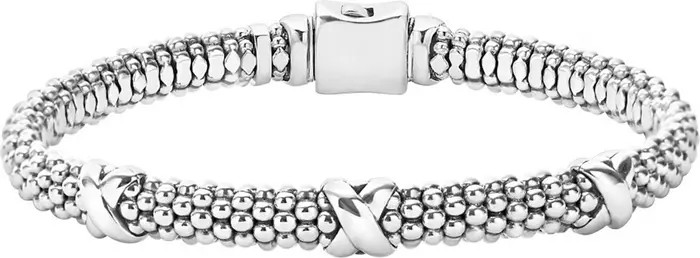 'Signature Caviar' Mini Oval Rope Bracelet | Nordstrom