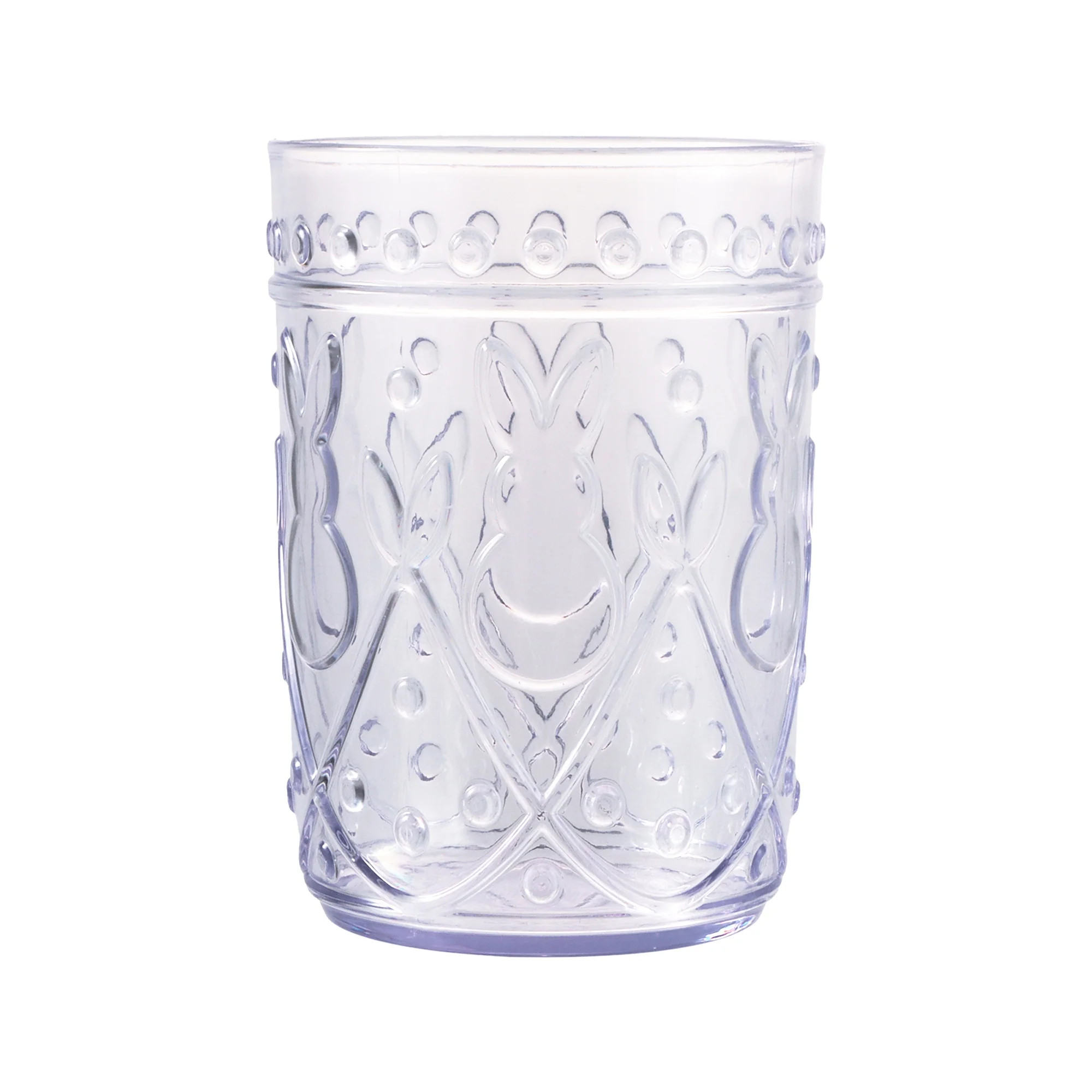 Plastic Bunny Tumbler, Clear, 13 oz, Easter by Way To Celebrate | Walmart (US)