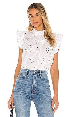 1. STATE Cotton Eyelet Tank in Ultra White from Revolve.com | Revolve Clothing (Global)