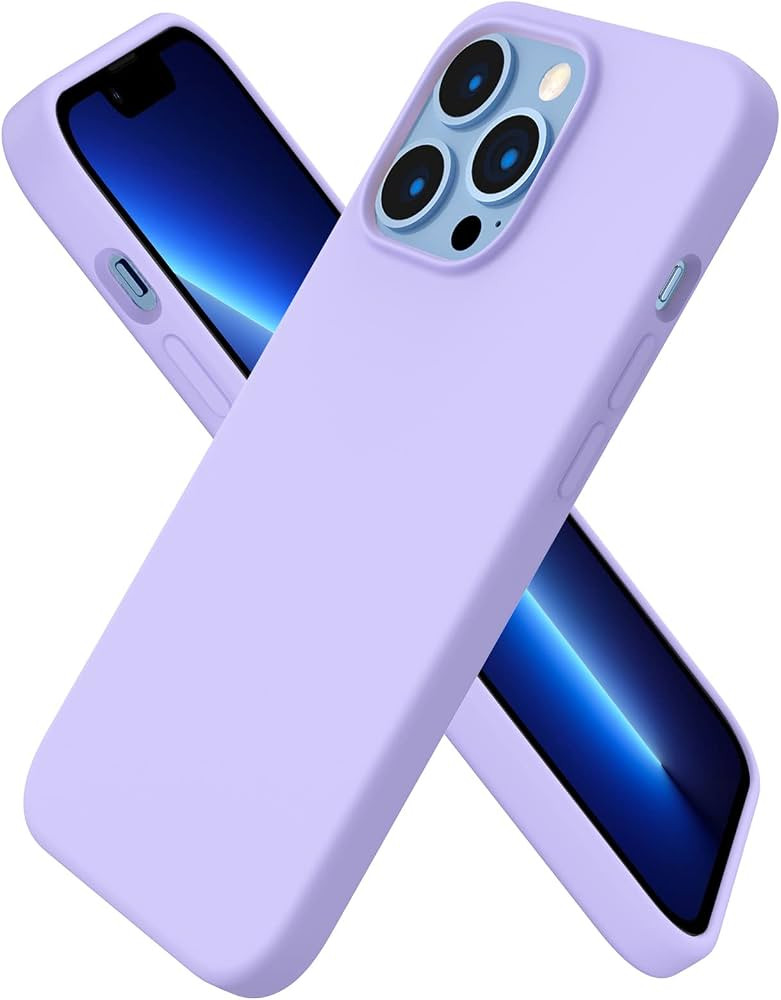 ORNARTO Compatible with iPhone 13 Pro Case 6.1, Slim Liquid Silicone 3 Layers Full Covered Soft G... | Amazon (UK)