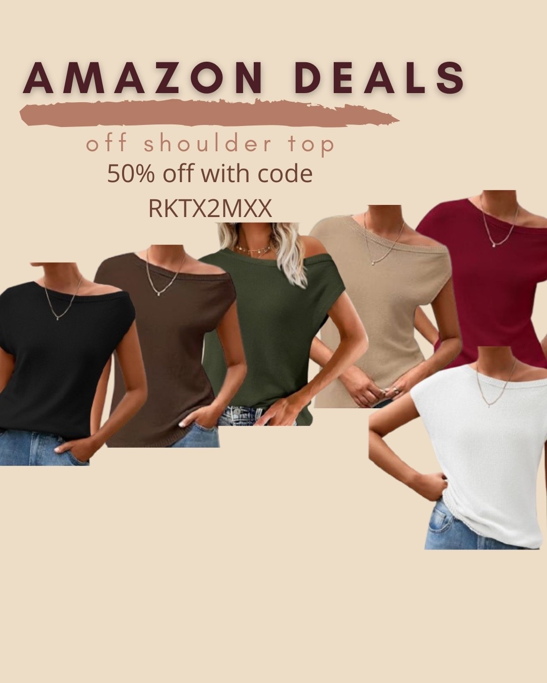 $8 ends 5/19
Amazon fashion
Amazon deals
Off shoulder top

#LTKSaleAlert