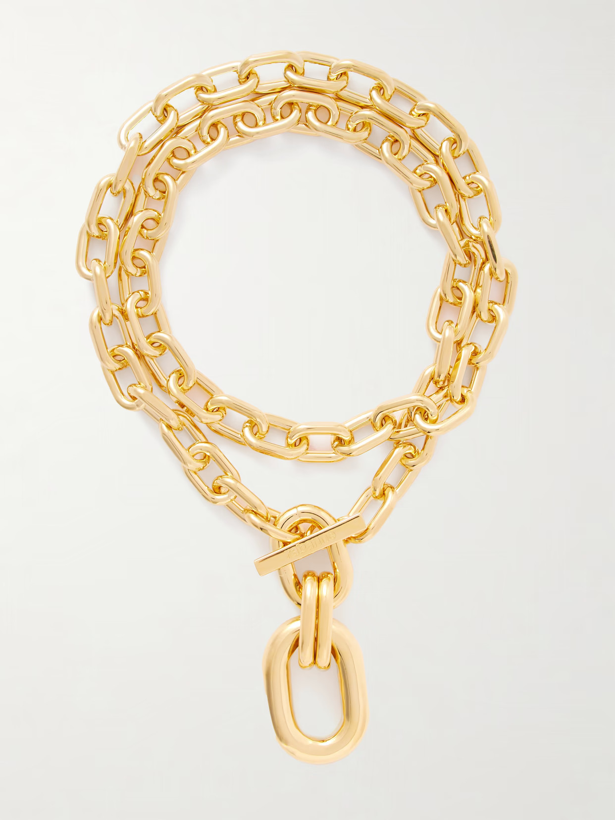 RABANNE - Xl Link Gold-tone Necklace - One size | NET-A-PORTER (US)