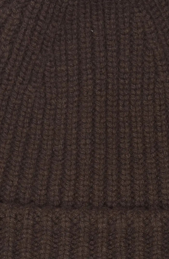 Logo Patch Virgin Wool & Cashmere Beanie | Nordstrom