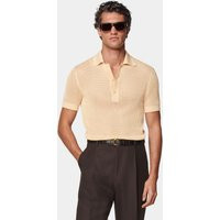 Suitsupply Light Yellow Crochet Polo | Suitsupply (US)