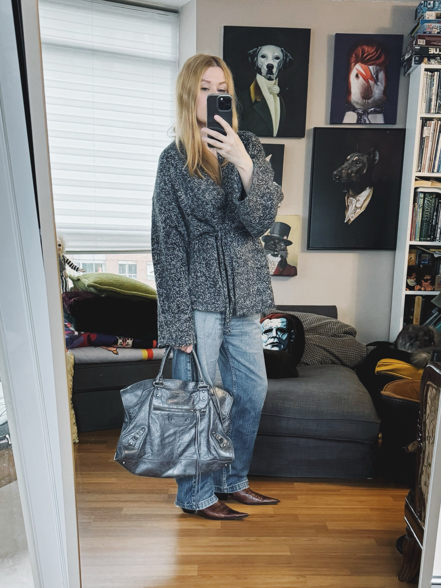 Trying out the new cardigan, boots and jeans are vintage, bag is secondhand. I love mixing old and new  

 •
#falloutfit #balenciaga #torontostylist #StyleOver40  #secondhandFind #fashionstylist #slowfashion #animalprint #FashionOver40  #MumStyle #genX #genXStyle #shopSecondhand #genXInfluencer #genXblogger #secondhandDesigner #Over40Style #40PlusStyle 



#LTKOver40 #LTKItBag #LTKStyleTip