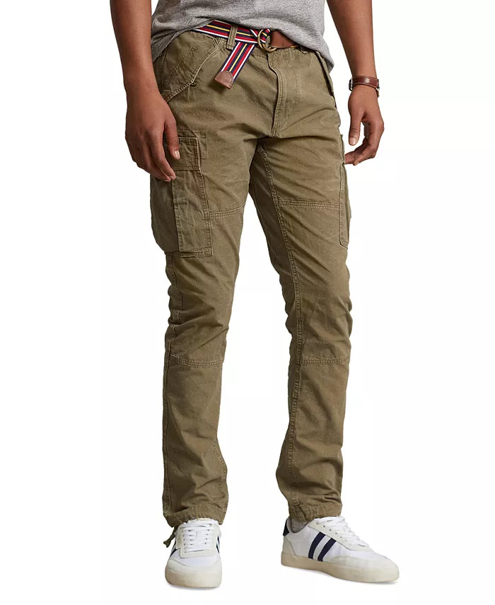 Polo Ralph Lauren Men's Slim Fit Canvas Cargo Pants - Macy's | Macy's