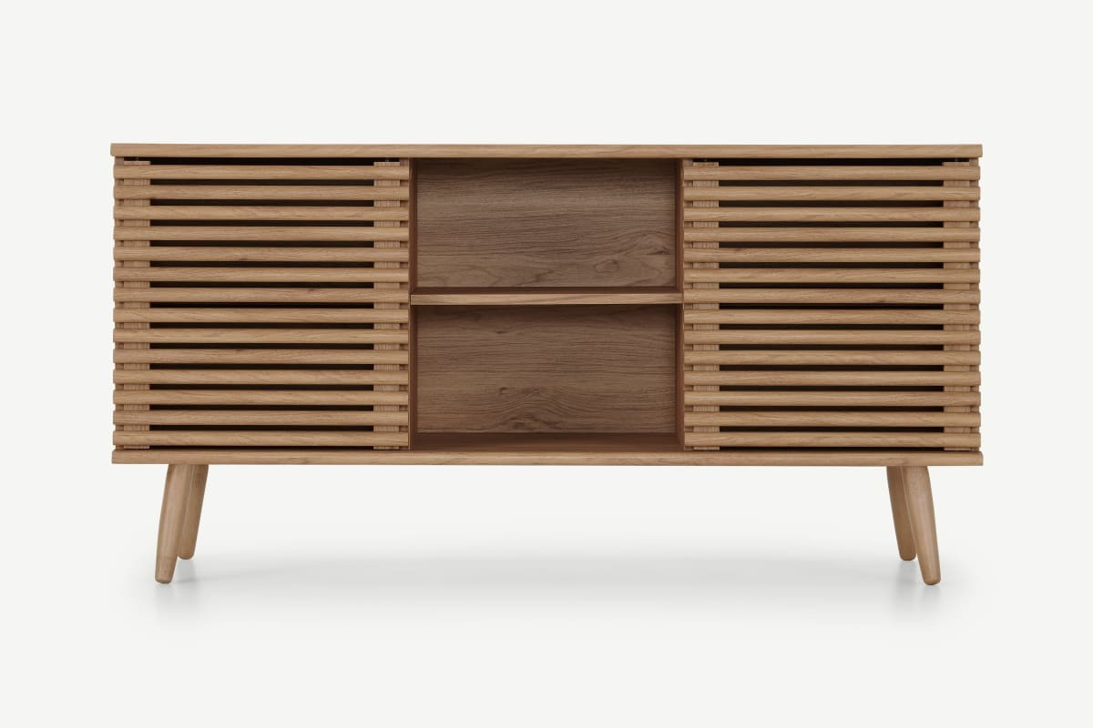 HomeAufbewahrungSideboardsTulma breites Sideboard, Eichen-Finish | MADE.com (DE & AT)