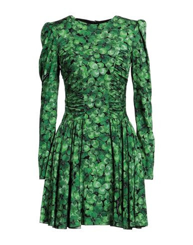 Dolce & gabbana Woman Mini dress Green Size 2 Silk, Elastane | YOOX (US)