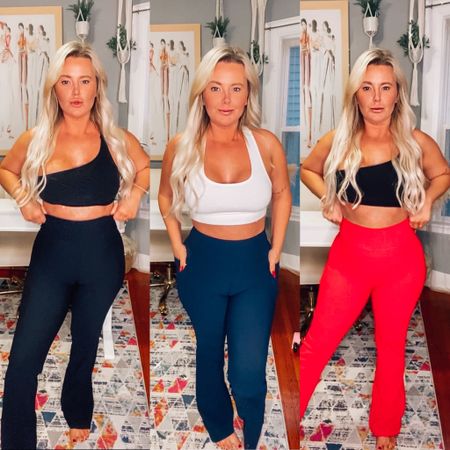 Cute workout outfits from Amazon! I love these new ribbed yoga pants. Perfect for a casual daily outfit. 

#LTKfitness #LTKfindsunder50 #LTKstyletip