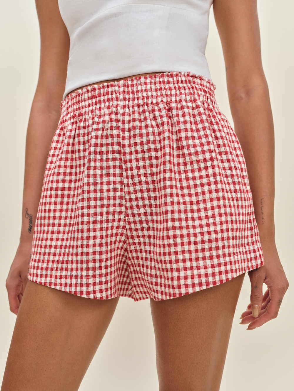 Mila Linen Short | Reformation (Global)