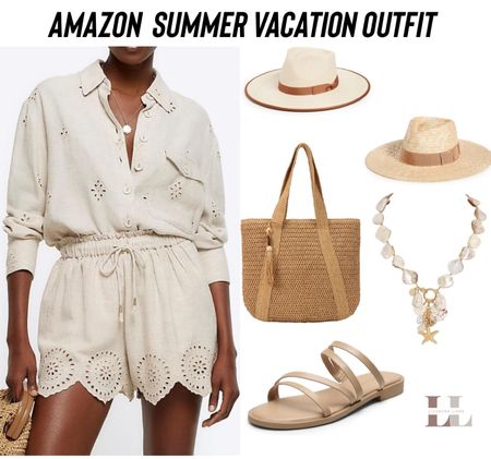 Summer outfit inspo, sets, hats, sandals, Amazon fashion, Amazon finds, vacation outfits, travel outfit, 

#LTKFindsUnder50 #LTKFindsUnder100 #LTKStyleTip