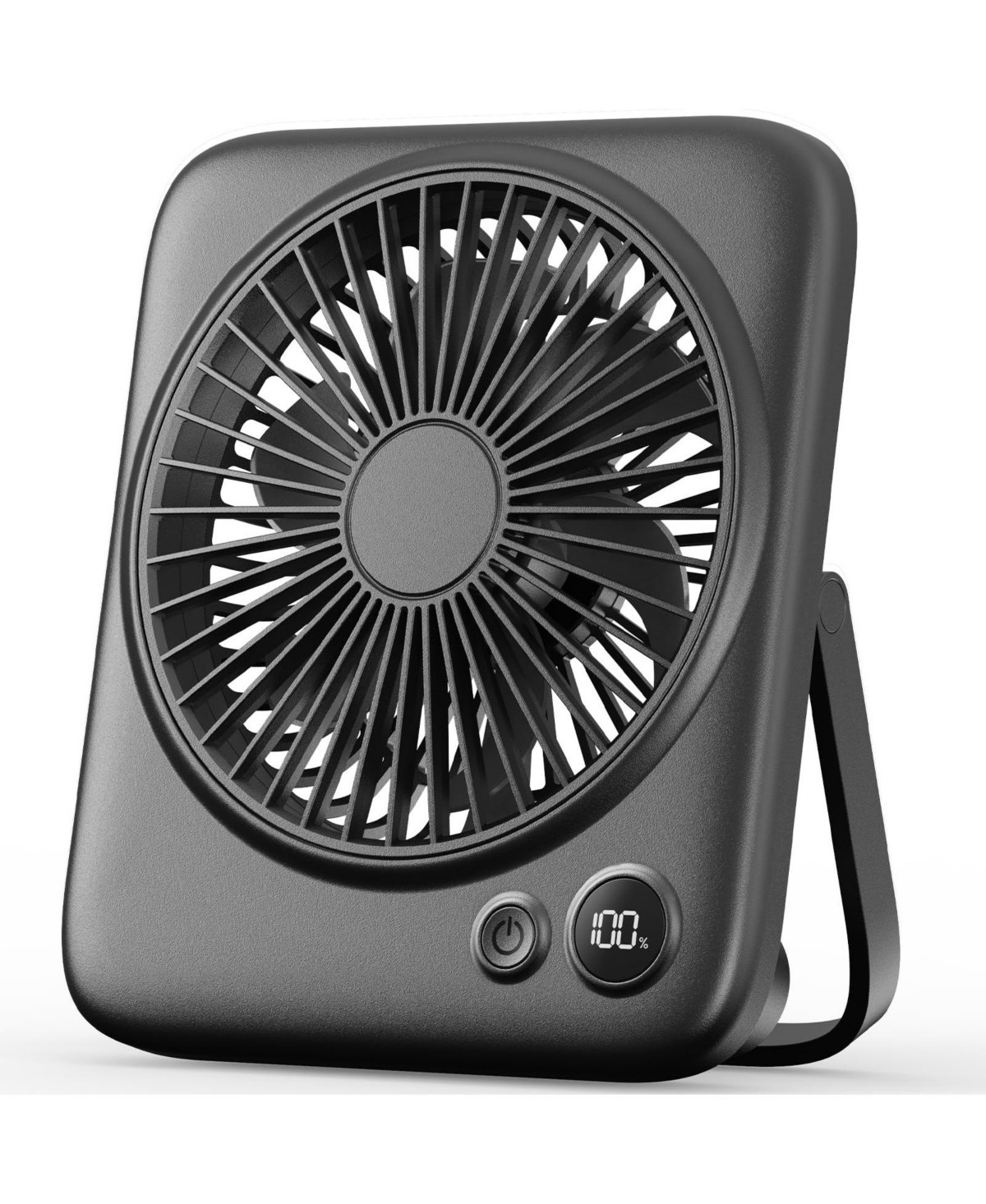 Gnuadz Portable Camping Fan, Rechargeable, Usb, Wireless, 4-Speed Silent, Led, Foldable, 4000mAh - Black | Macy's