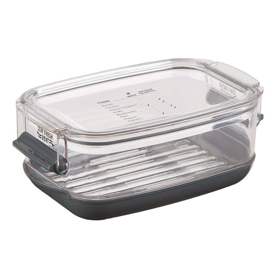 Progressive Berry ProKeeper, 1.2-Quart, Strawberries, Blueberry, Fruit Vegetable Container,Black | Amazon (US)