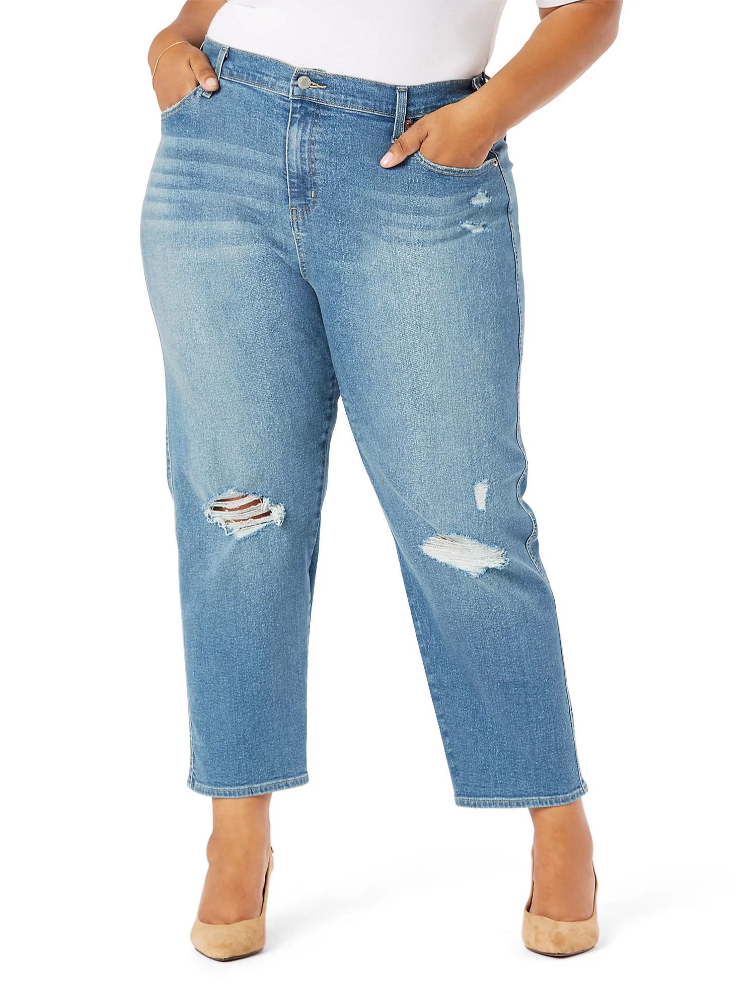 Signature by Levi Strauss & Co.Signature by Levi Strauss & Co. Women’s Plus Size Heritage High ... | Walmart (US)