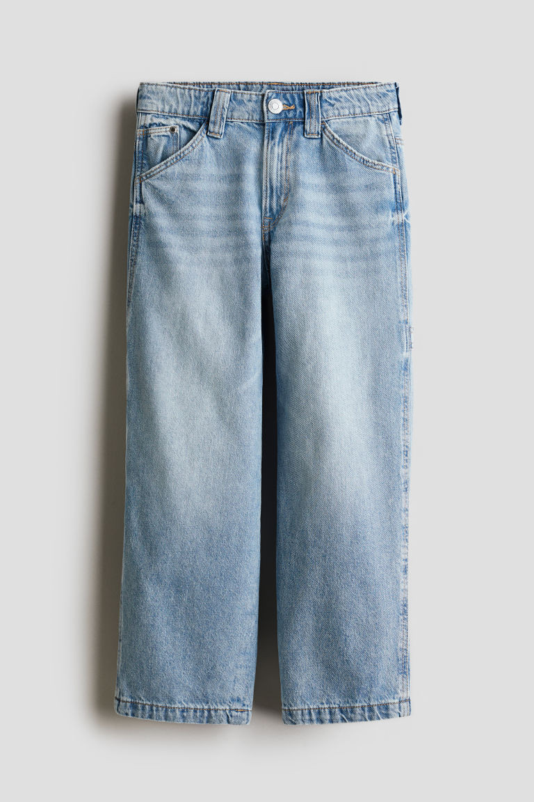 H & M - Baggy carpenter jeans - Blue | H&M (UK, MY, IN, SG, PH, TW, HK)