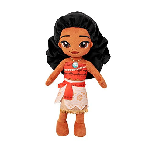 Disney Store Official Princess Plush Doll, Moana, Medium 14 Inches, Soft Plushy with Embroidered Features, Princess Toys for Girls, Disney Dolls, Stuffed Animals for Girls | Amazon (US)