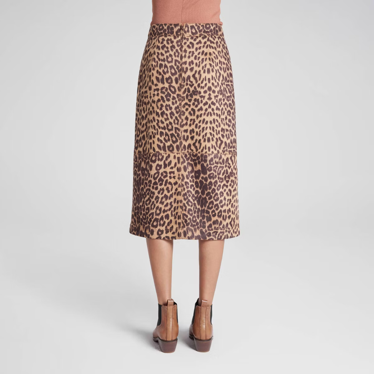 Women's Faux Suede Midi A-Line Skirt - A New Day™ | Target