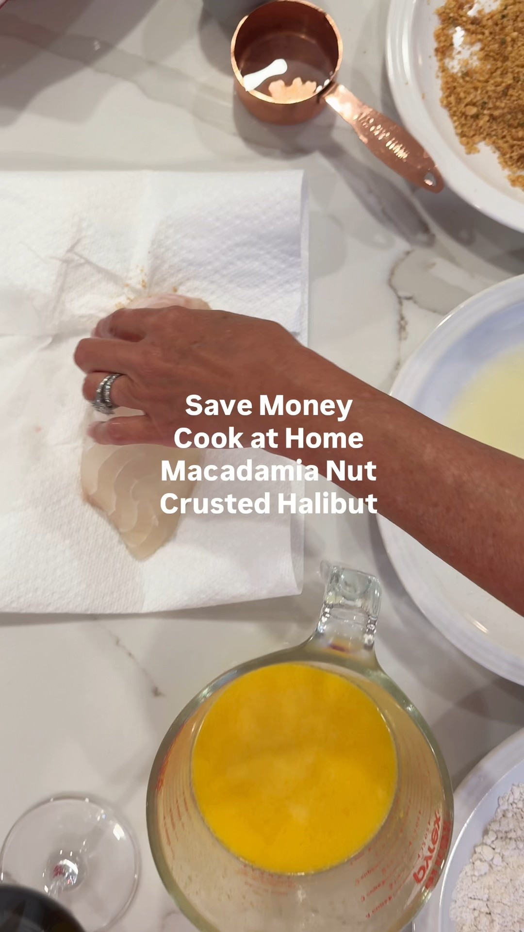 Valentine's Day Dinner Idea. Cook at Home. Macadamia Nut Crusted Halibut. Recipe on my IG.

#LTKHome #LTKfoodie #LTKdayinmylife