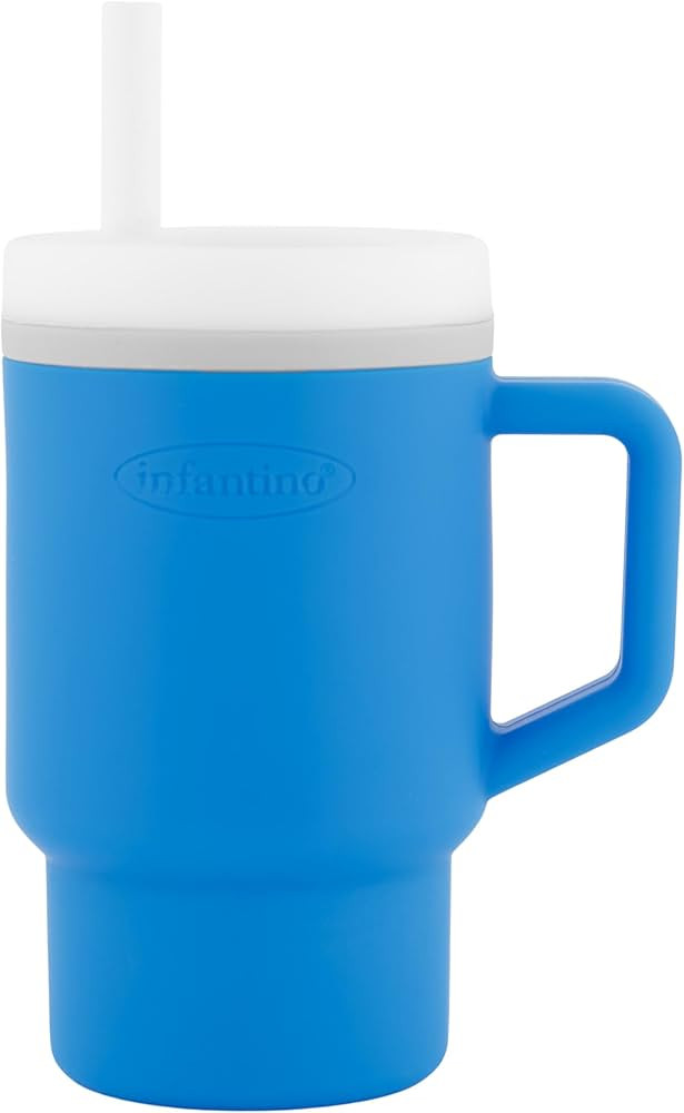 Infantino My 1st Tumbler – Adorable Miniature Tumbler with Leak-Resistant Straw and Toddler-Fri... | Amazon (US)