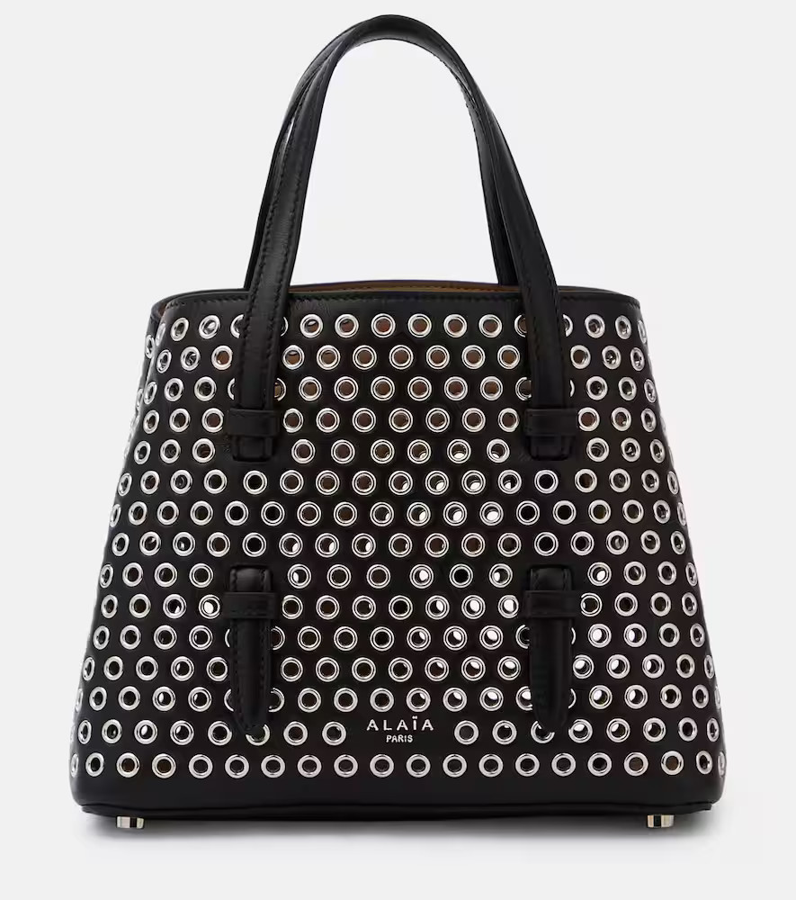 AlaÃ¯a Mina 20 embellished leather tote bag | Mytheresa (US/CA)
