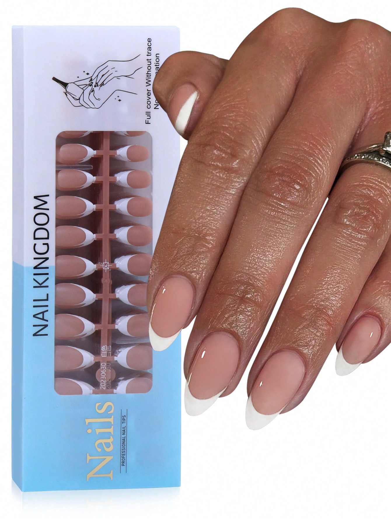 French Style Nail Art Tips Short Press On Nails Supplies | SHEIN USA | SHEIN