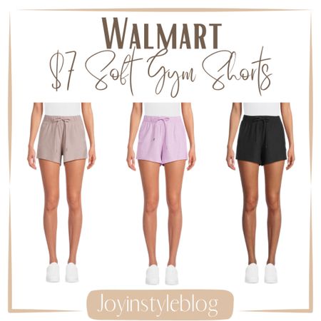 $6 Walmart Athletic Works Women’s and Women's Plus ButterCore Soft Performance Gym Shorts, 4" Inseam, Size XS-XXXL / travel outfit / workout outfit  

#LTKfindsunder50 #LTKover40 #LTKActive