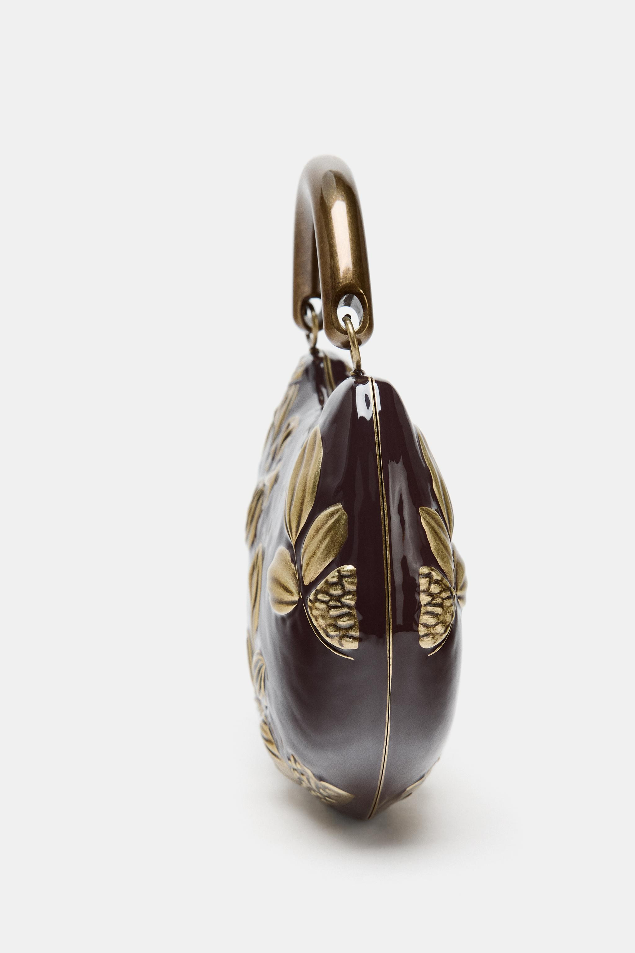 RIGID FLORAL BOX BAG | Zara US