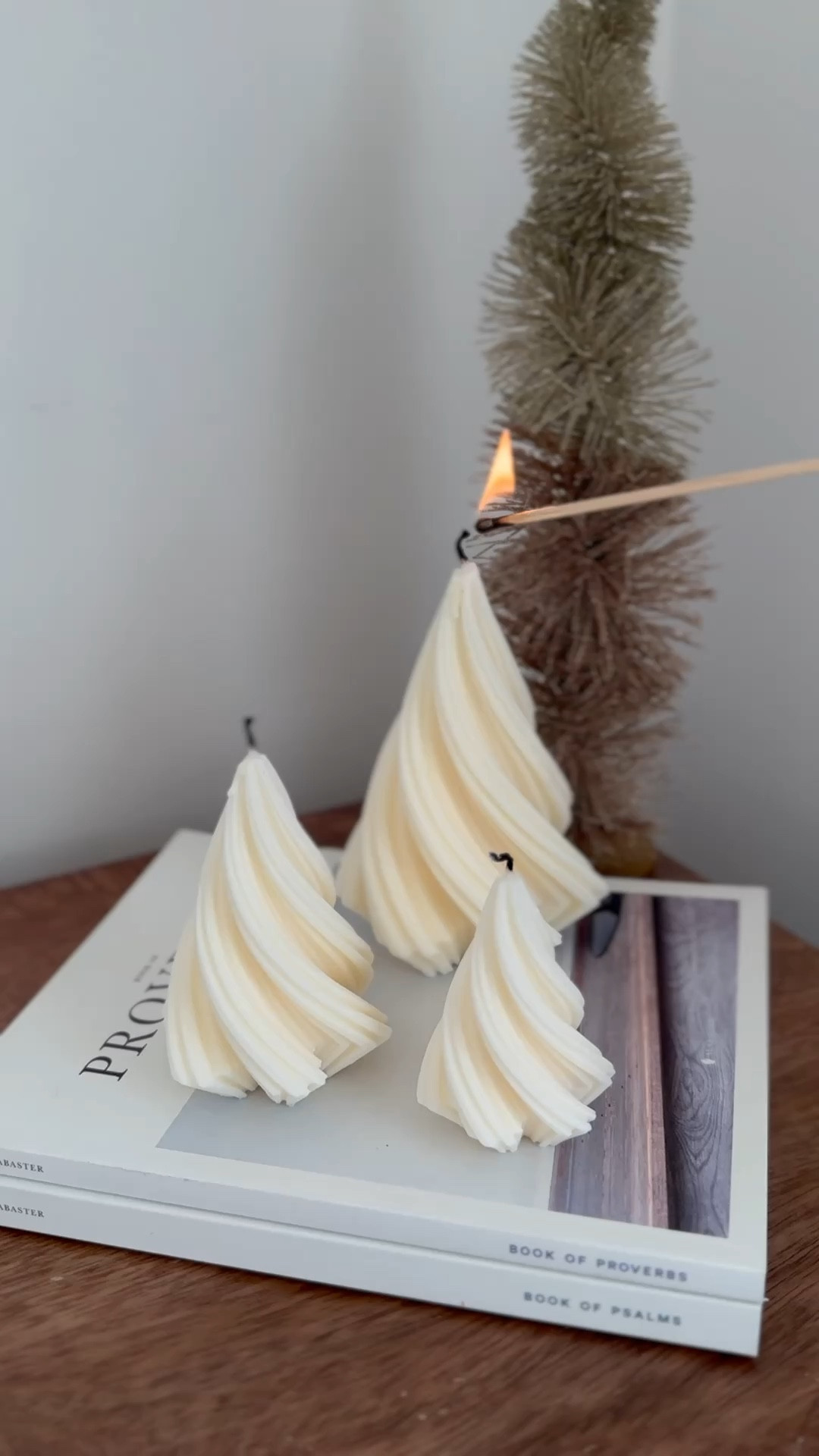 These Christmas tree candles give me all the festive feels🎄😍

Comment “link” and I’ll send you the shop straight to your inbox!! 

Also linked in my @shop.ltk 


#candles #christmascandles #christmastree #christmasdecor #christmastreecandle #neutraldecor #interiordesign #handmadecandles #christmaslights #candlemaking 

#LTKSeasonal #LTKfindsunder50 #LTKHoliday