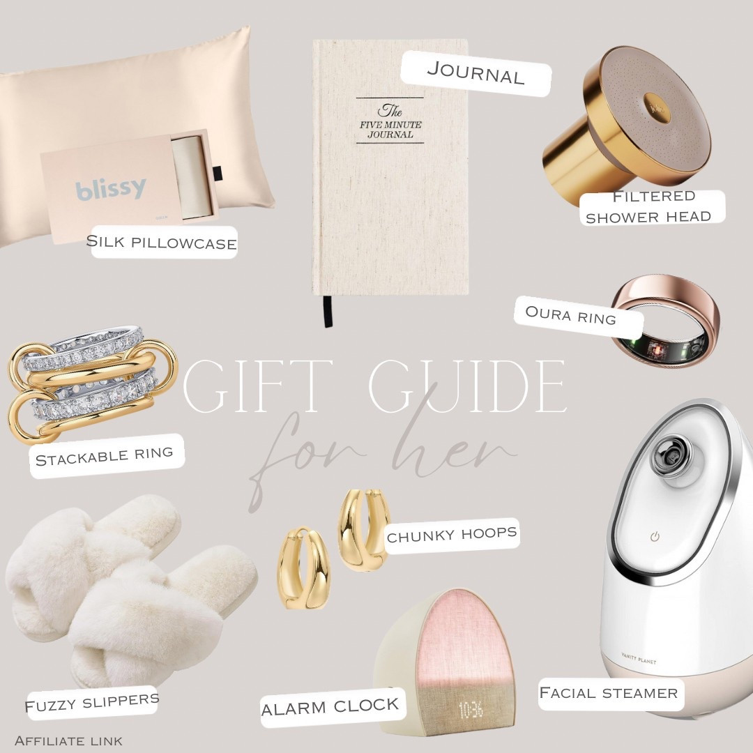 Mother’s Day gift Ideas 🤍


Gold Earrings, filtered shower head, 5 minute journal, stackable ring, silk pillowcase, women’s slippers, hatch alarm clock, oura ring, face steamer 


#momsday #mothersday #amazon #amazonfinds #giftsforher 

#LTKBeauty #LTKGiftGuide