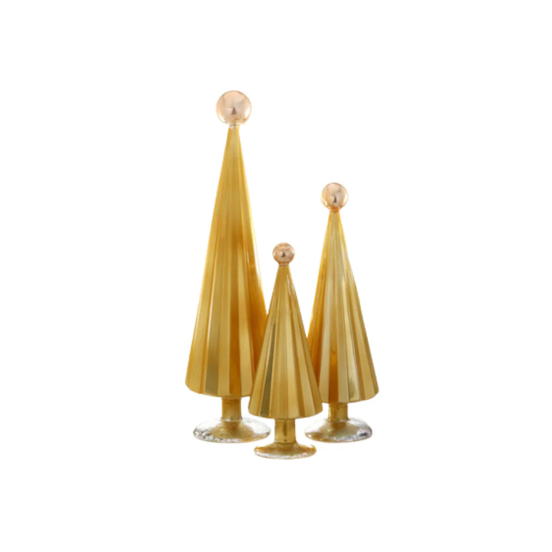 Pleated Yellow / Peach Tree Set | Pink Antlers