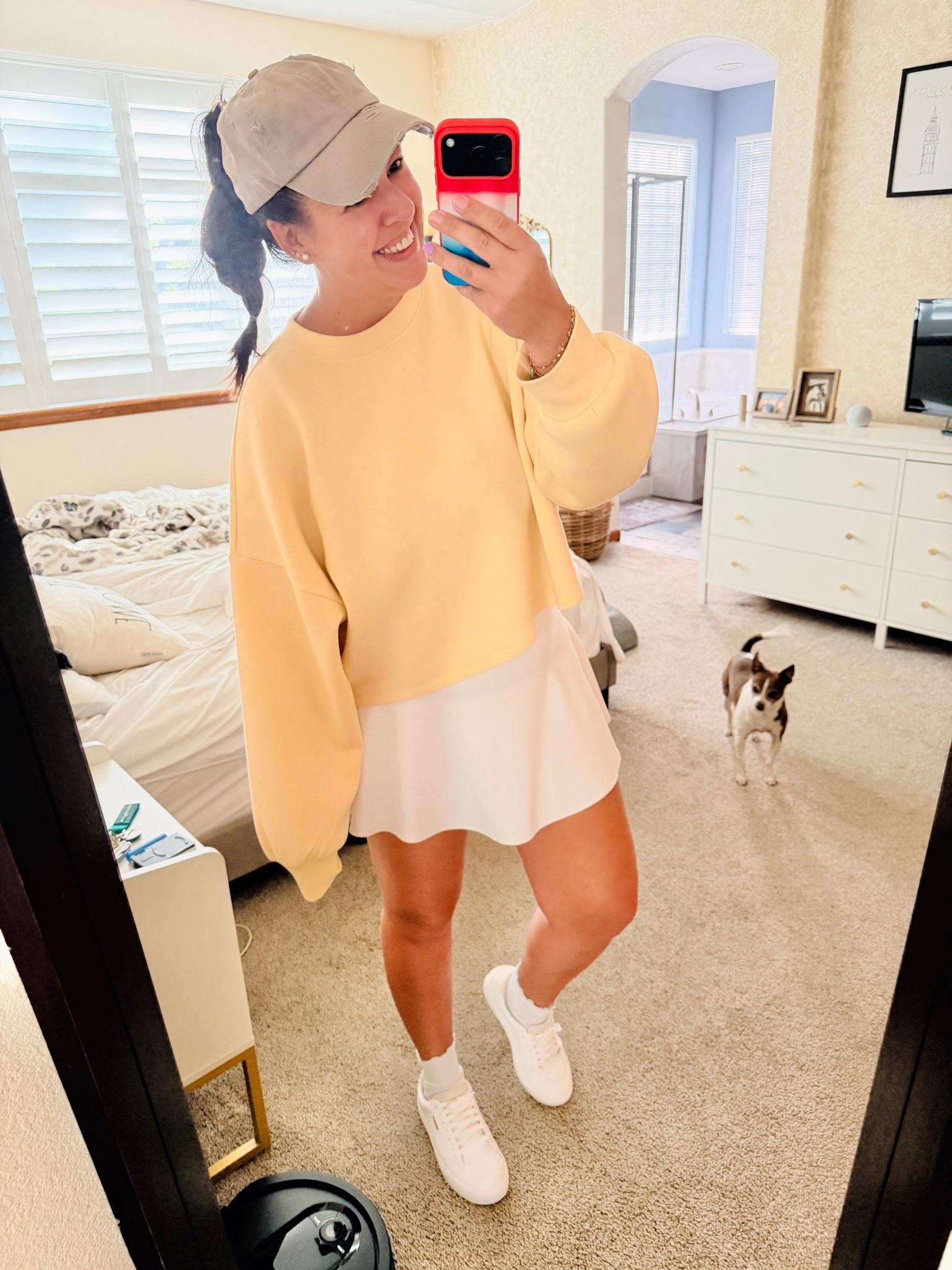 Comfy outfit after a fun morning with my mobile STEM classroom trailer.

I’m wearing my typical size large in the sweatshirt and skort, and my typical size 8 in the shoes.

#LTKdayinmylife #LTKootd #LTKMidsize