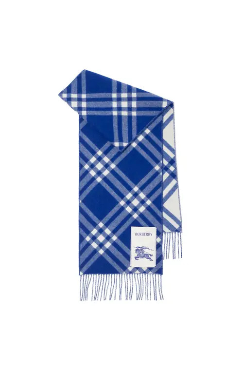 burberry Check Cashmere Scarf in Knight at Nordstrom | Nordstrom