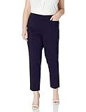 Alfred Dunner Women's Allure Slimming Plus Size Stretch Pants-Modern Fit | Amazon (US)
