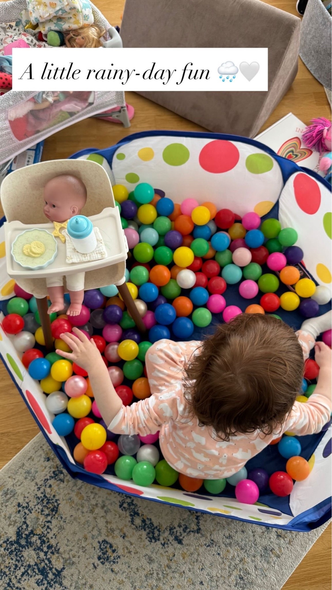 Toys for toddlers, screen free entertainment! On this image: Nugget couch piece, ball pit, doll high chair, baby doll, toddler pajamas, Abby Cadabby doll

#LTKBaby #LTKKids