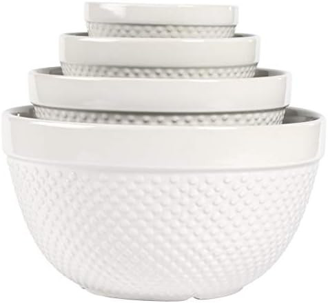 Hobnail 4 Piece, Mixing Bowl Set | Amazon (CA)