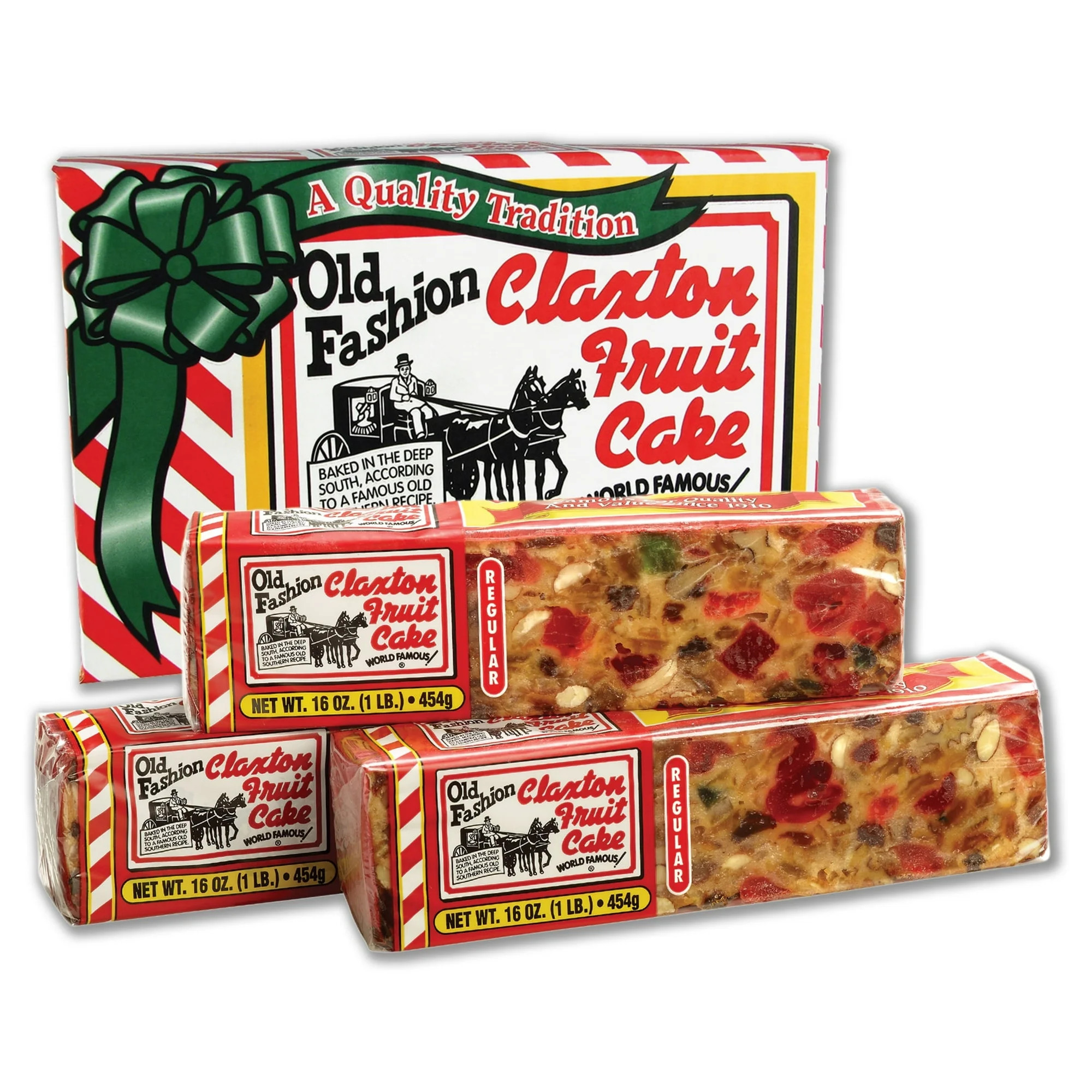 Claxton Fruit Cake - 3-1 Lb. Regular Recipe - Individually Wrapped and Packed in our Exclusive Cl... | Walmart (US)