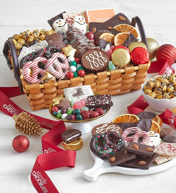 Simply Chocolate® Celebrate the Season Basket | Harry & David